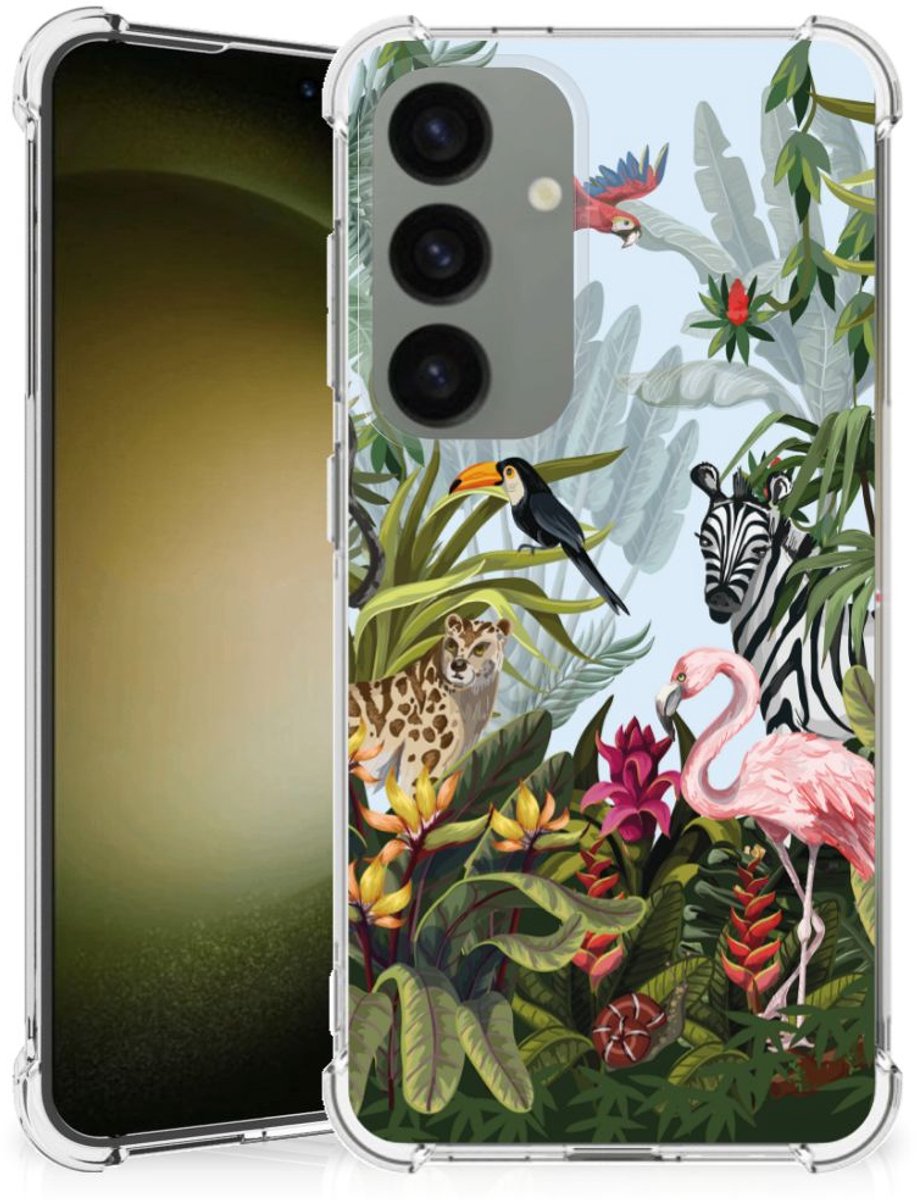 Case Anti-shock voor Samsung Galaxy S24 Jungle