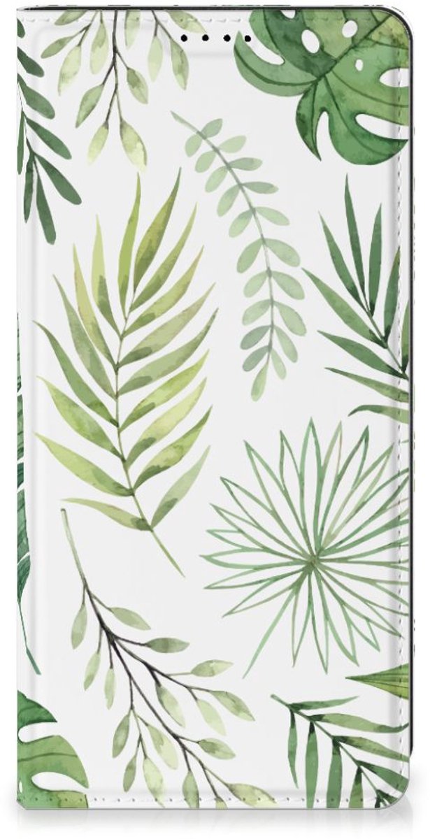 Book Case voor Samsung Galaxy S23 FE Smart Cover Leaves