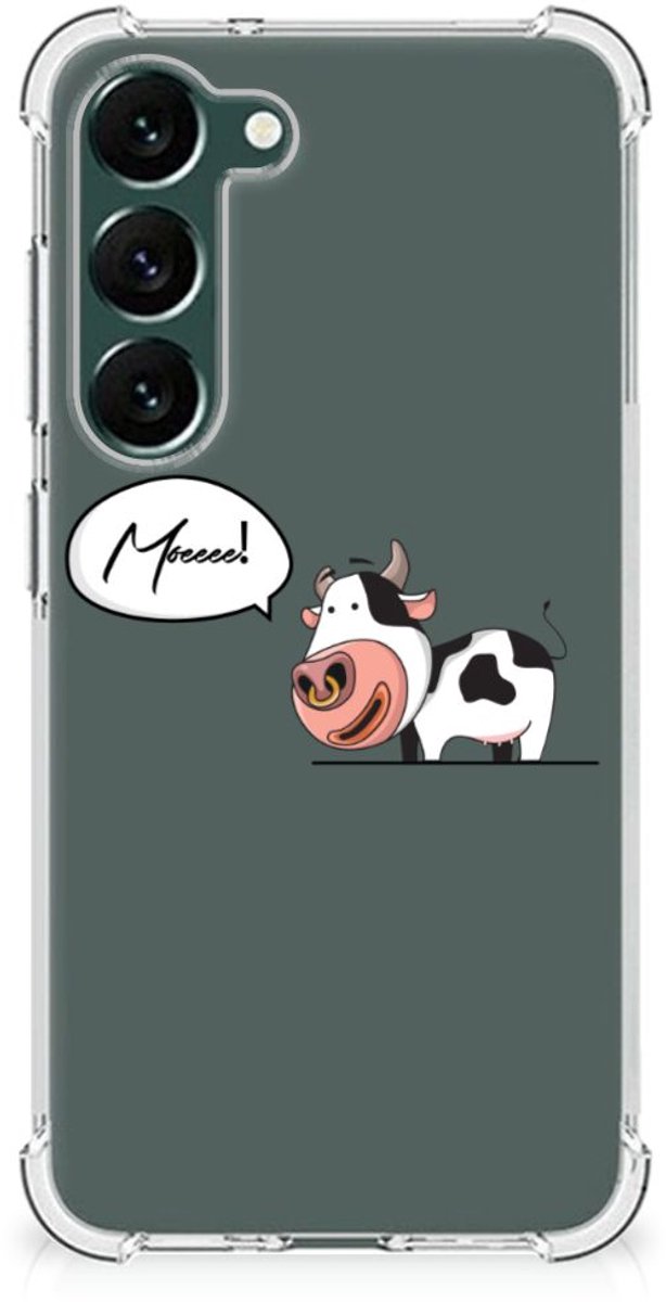 Samsung Galaxy S23 Plus Stevig Bumper Hoesje Cheeky Cow