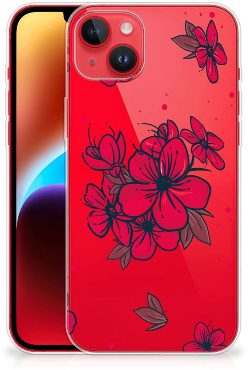 iPhone 14 Plus TPU Case Blossom Red