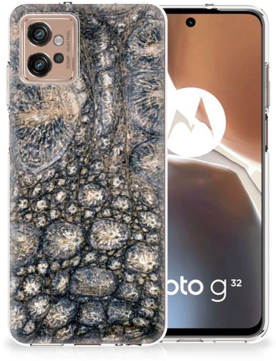 Motorola Moto G32 TPU Hoesje Krokodillenprint