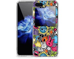 Samsung Galaxy Z Flip 5 Silicone Back Cover Punk Rock