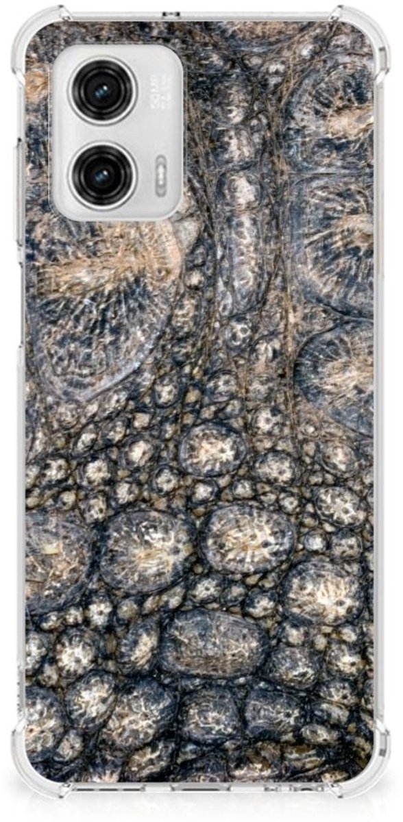 Motorola Moto G73 Case Anti-shock Krokodillenprint