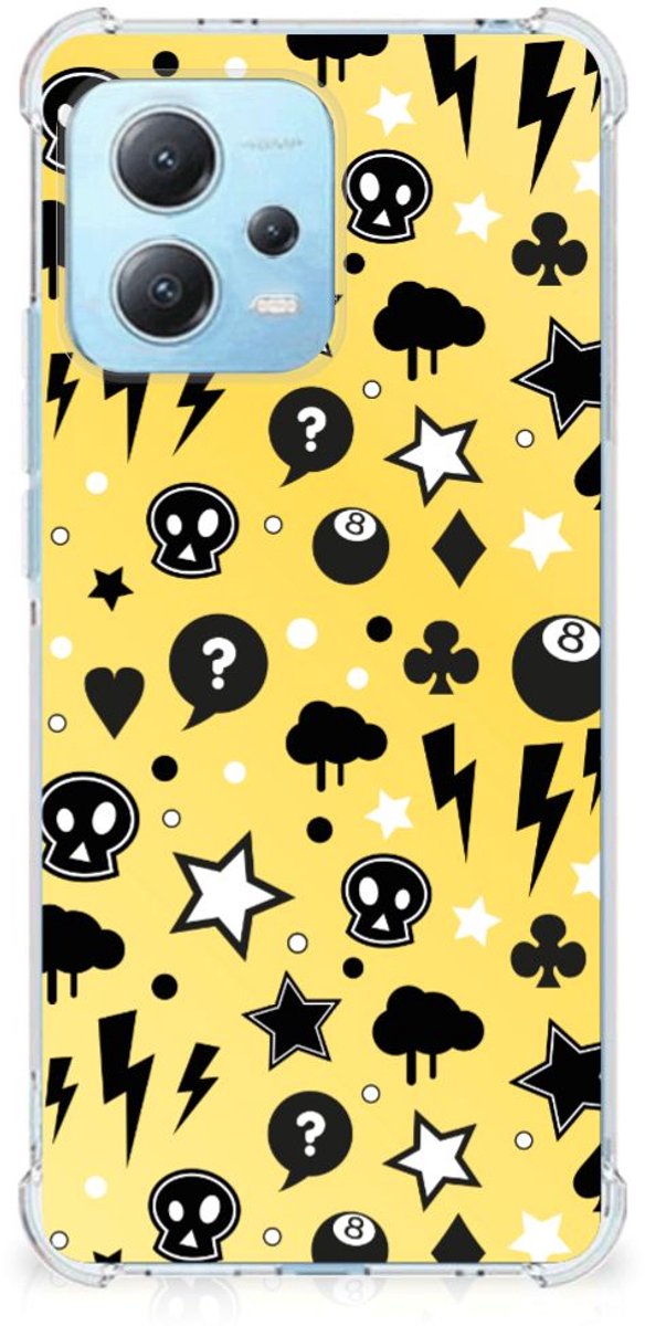 Extreme Case Xiaomi Redmi Note 12 5G Punk Geel