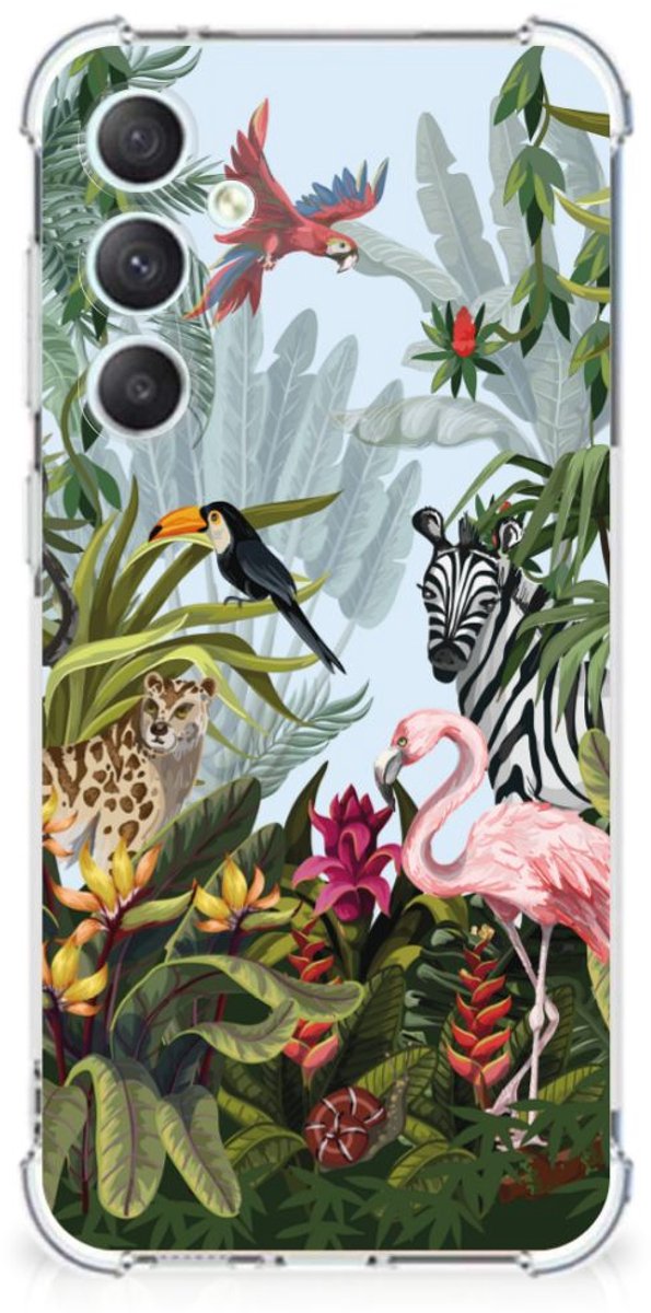 Case Anti-shock voor Samsung Galaxy S23 FE Jungle