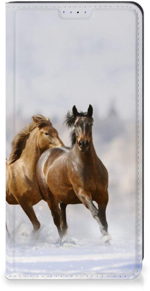 Book Case voor Samsung Galaxy A05 Hoesje maken Paarden
