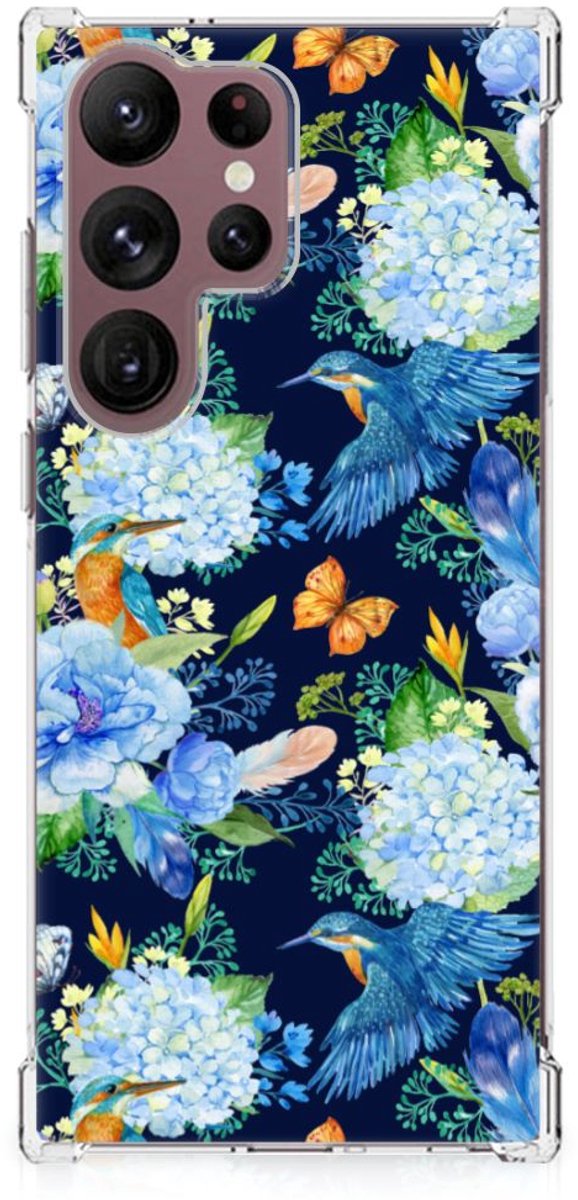 Case Anti-shock voor Samsung Galaxy S23 Ultra IJsvogel