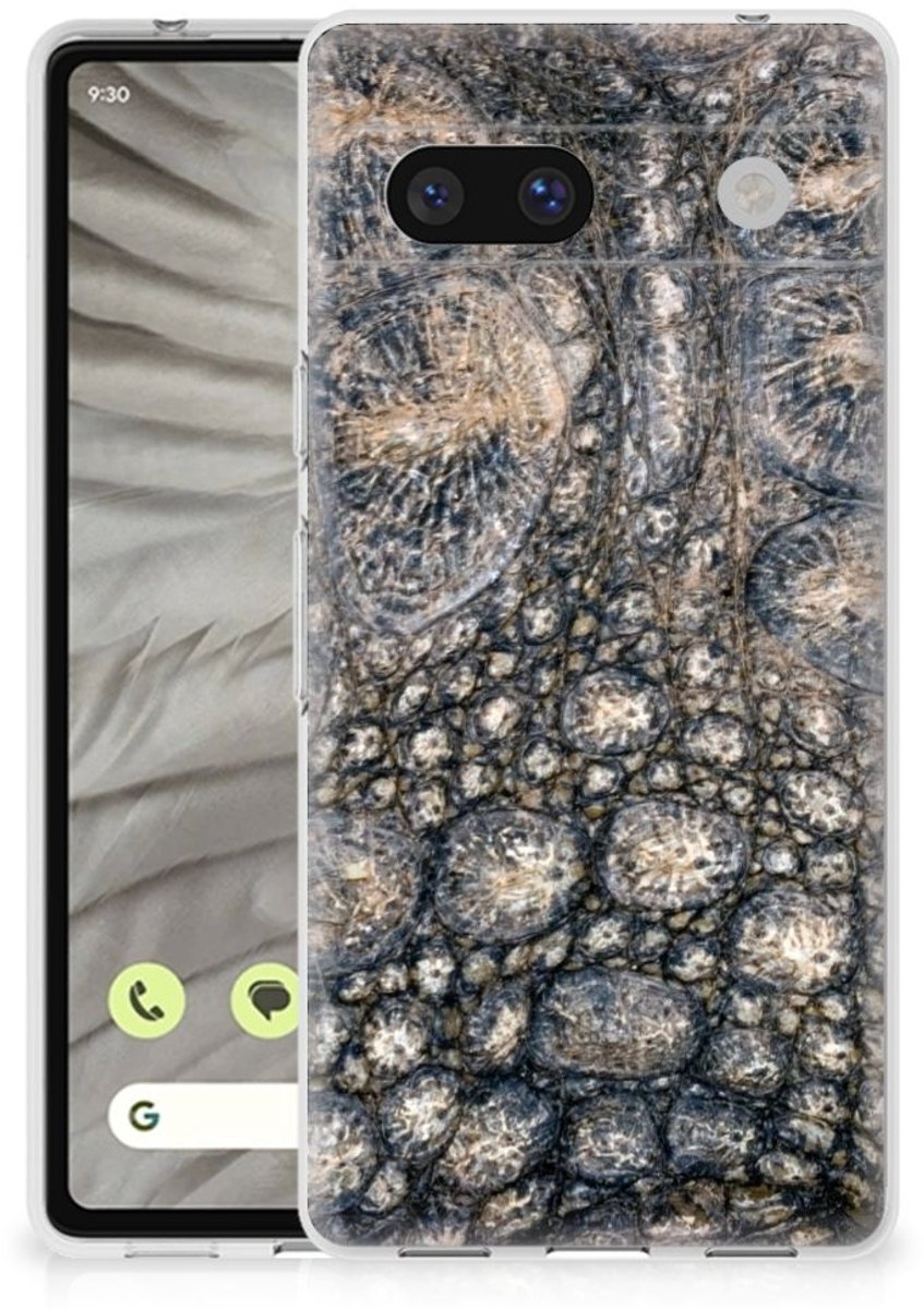 Google Pixel 7A TPU Hoesje Krokodillenprint