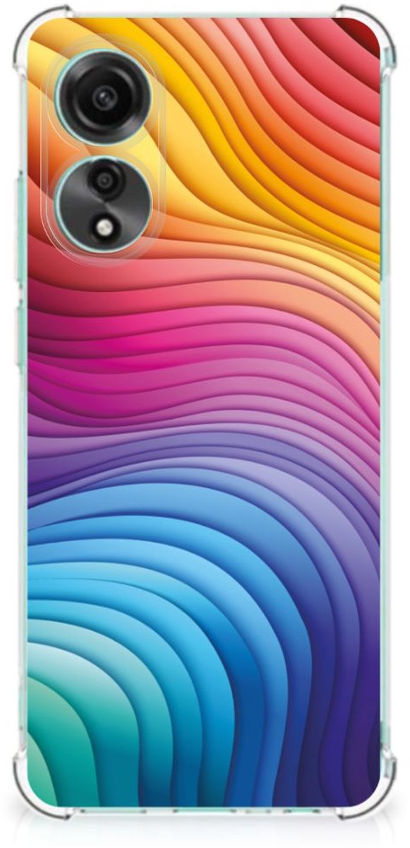 Back Cover voor OPPO A78 4G Shockproof Case Stars