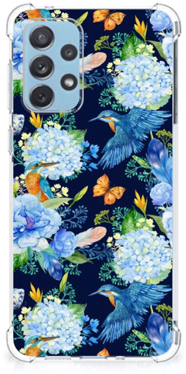 Case Anti-shock voor Samsung Galaxy A73 IJsvogel