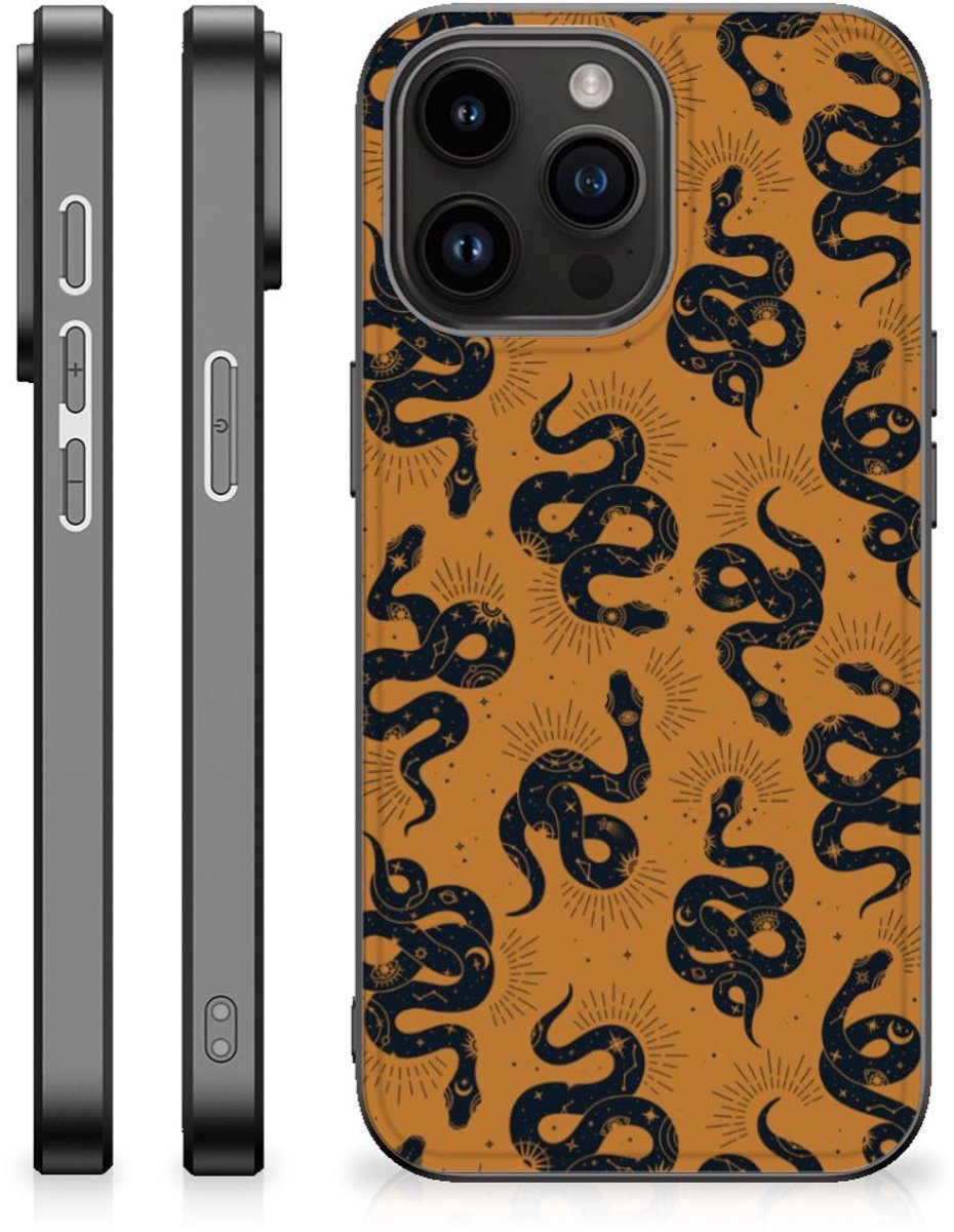 Dierenprint Telefoonhoesje voor iPhone 15 Pro Max Snakes