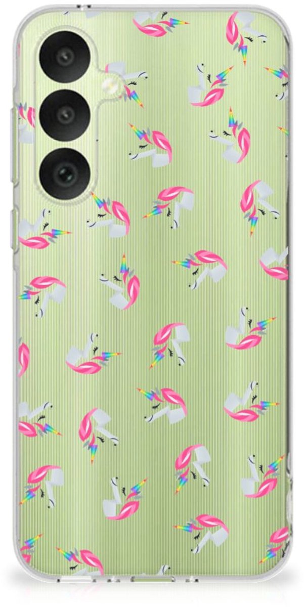 TPU bumper voor Samsung Galaxy A35 Unicorns