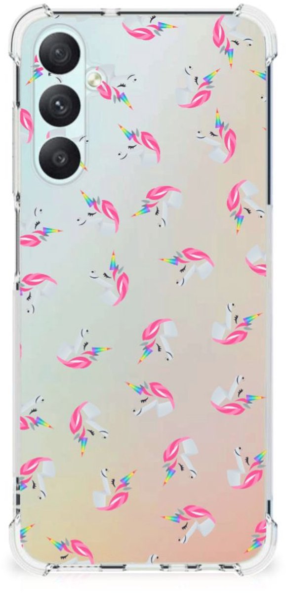 Doorzichtige Silicone Hoesje voor Samsung Galaxy A05s Unicorns