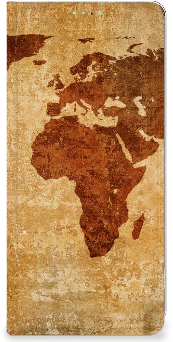 OPPO A98 5G Book Cover Wereldkaart