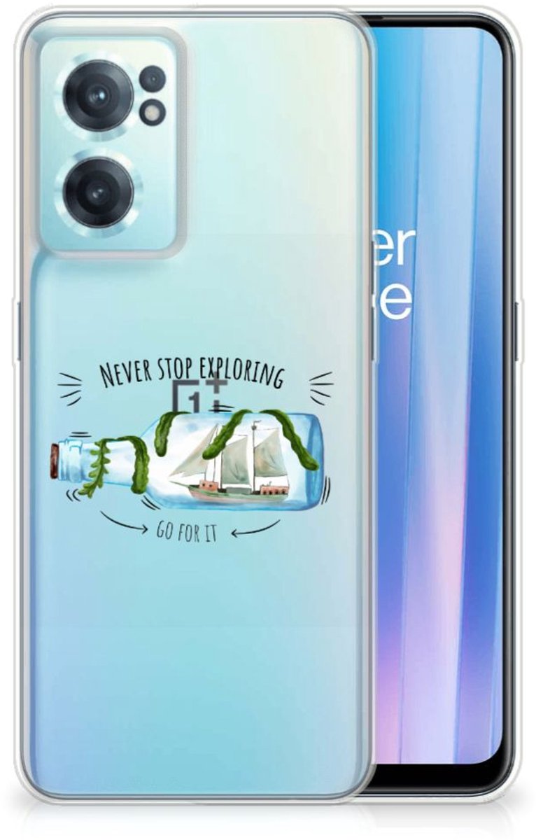 OnePlus Nord CE 2 5G Telefoonhoesje met Naam Boho Bottle