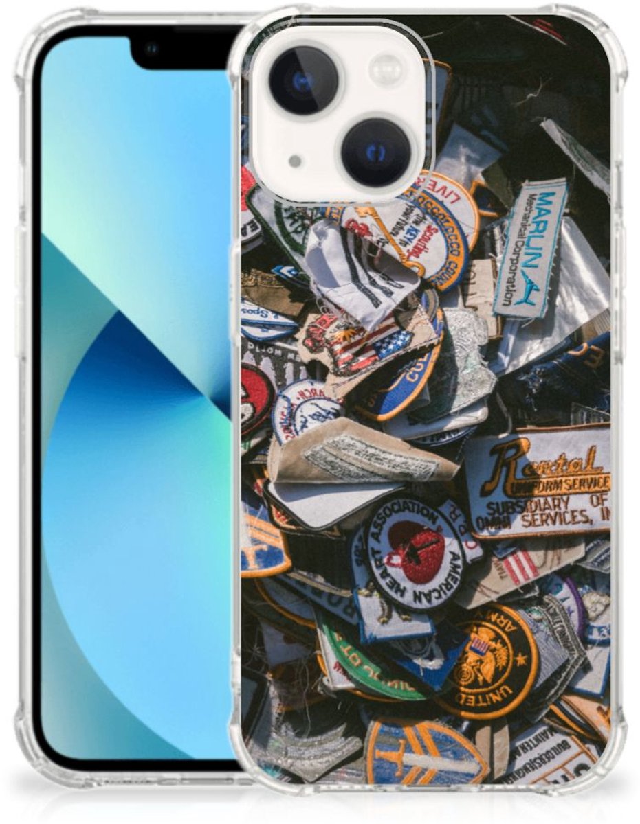 iPhone 13 mini Anti-shock Hoesje met foto Badges
