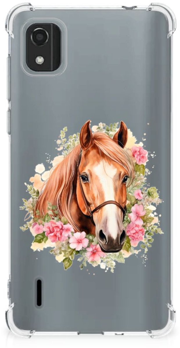 Case Anti-shock voor Nokia C2 2nd Edition Paard