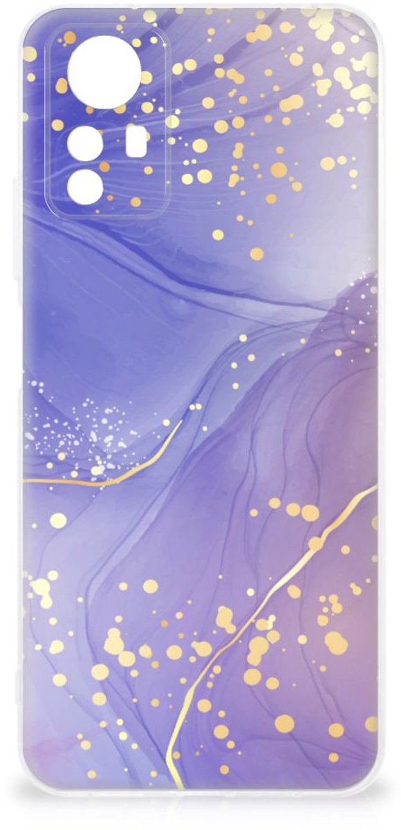 Hoesje maken voor Xiaomi Redmi Note 12S Watercolor Paars
