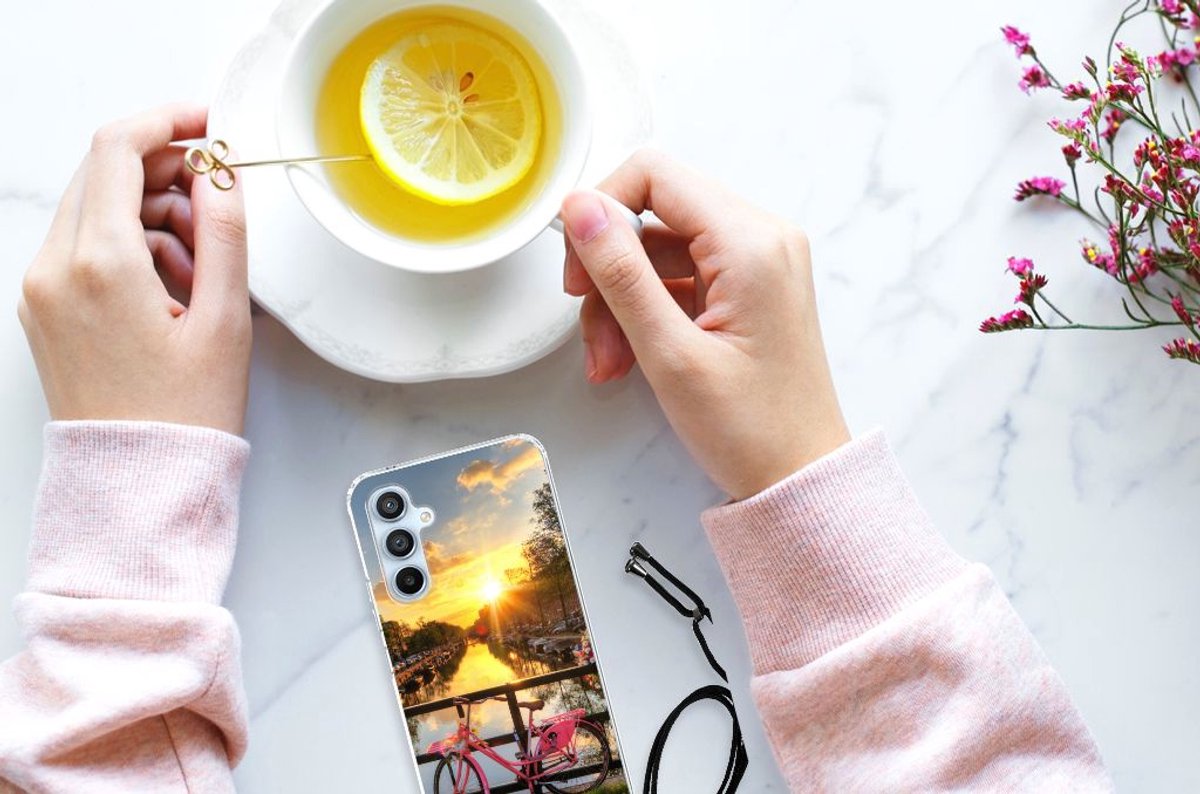 Samsung Galaxy A54 5G Telefoonhoesje met valbescherming Amsterdamse Grachten