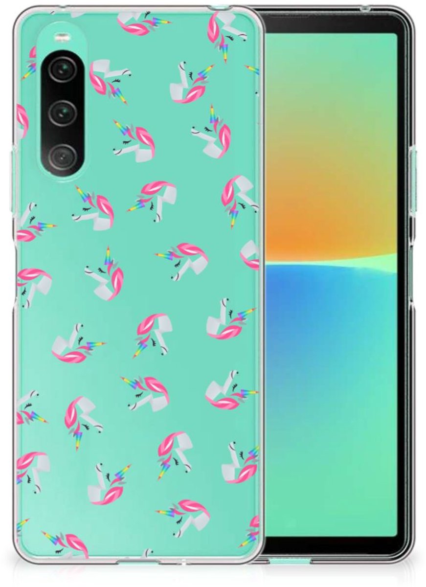 TPU bumper voor Sony Xperia 10 V Unicorns