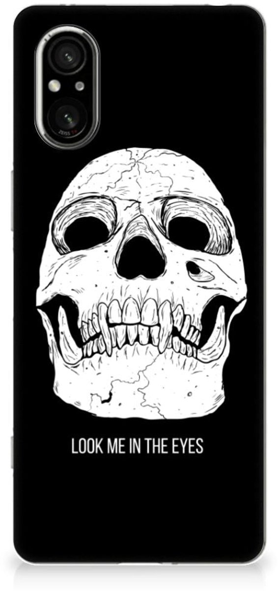Silicone Back Case Sony Xperia 5 V Skull Eyes