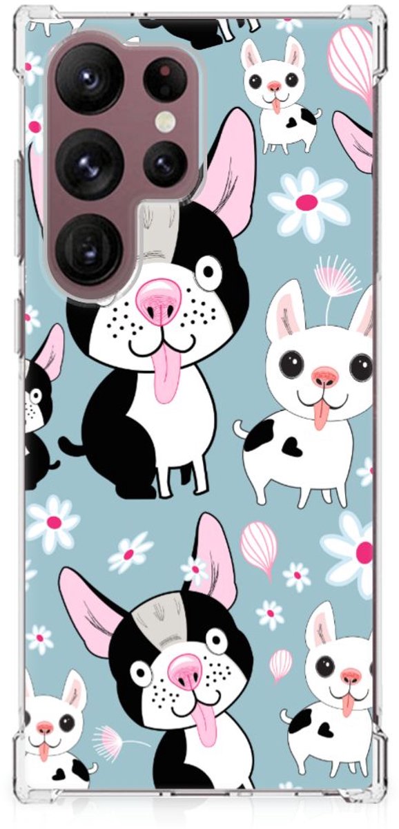 Samsung Galaxy S23 Ultra Case Anti-shock Hondjes