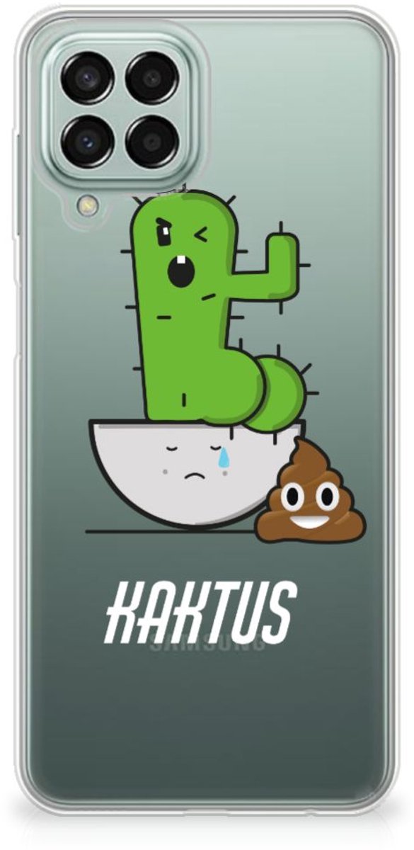 Samsung Galaxy M33 Telefoonhoesje met Naam Cactus Poo