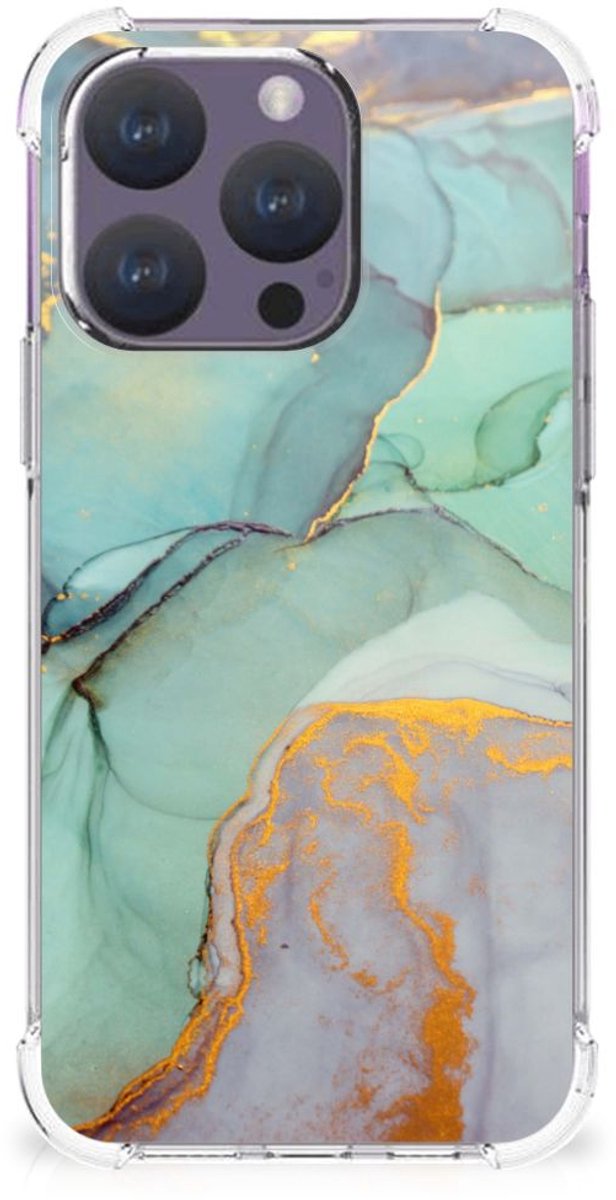 Back Cover voor iPhone 15 Pro Watercolor Mix