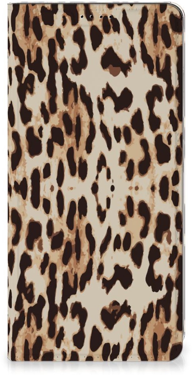 Standcase Hoesje voor Samsung Galaxy A35 Hoesje maken Leopard