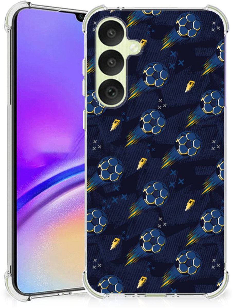 Doorzichtige Silicone Hoesje voor Samsung Galaxy A35 Voetbal