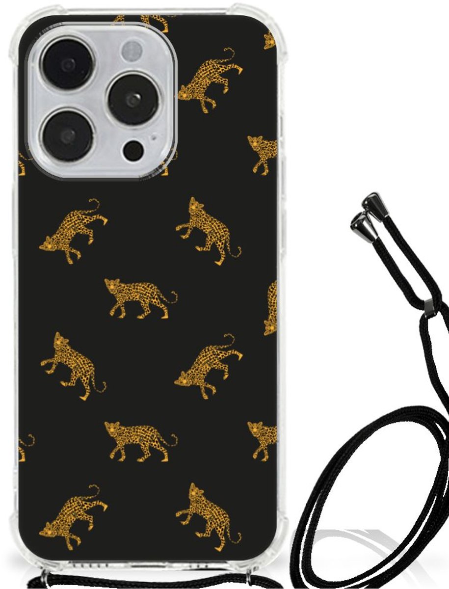 Case Anti-shock voor iPhone 14 Pro Max Leopards