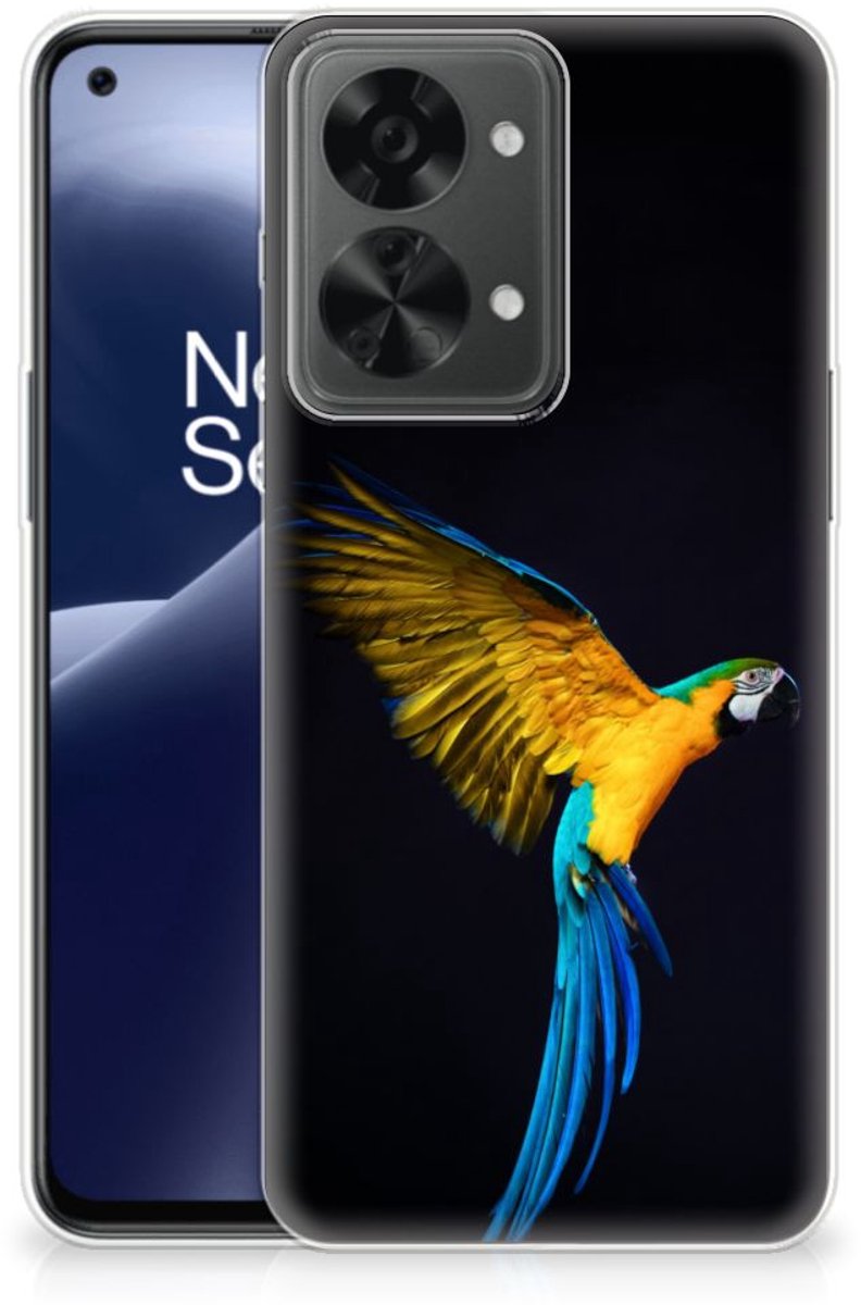 OnePlus Nord 2T TPU Hoesje Papegaai