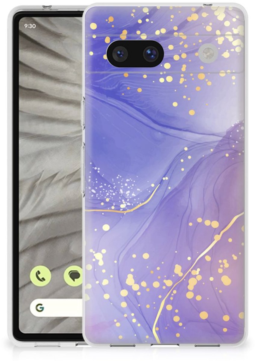 Hoesje maken voor Google Pixel 7A Watercolor Paars