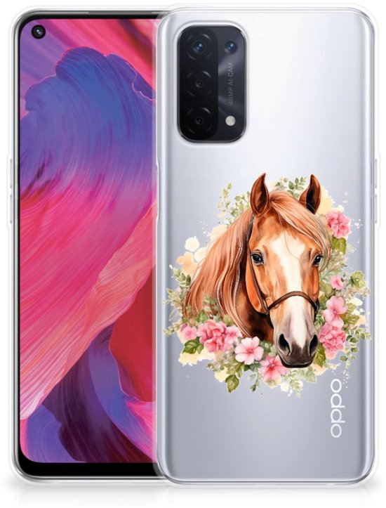 TPU Hoesje voor OPPO A74 5G | A54 5G Paard
