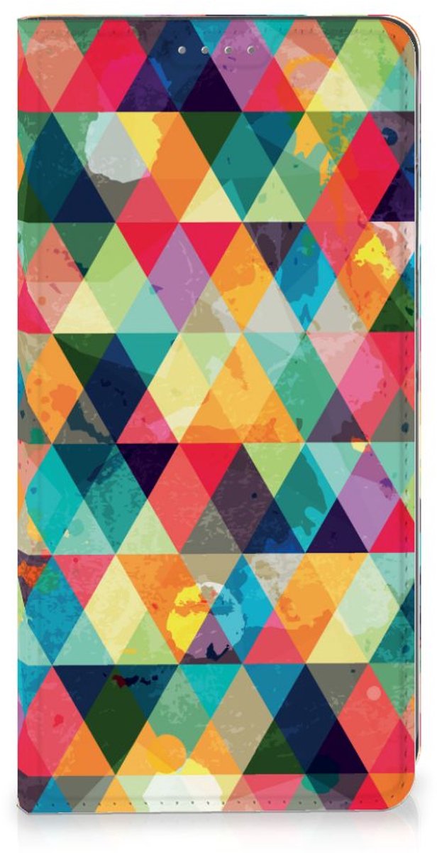 Samsung Galaxy S24 Hoesje met Magneet Geruit