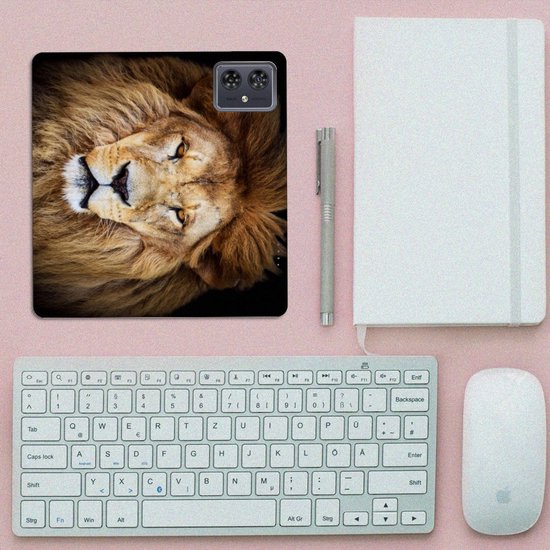 Coque Motorola Moto G54 avec motif lion