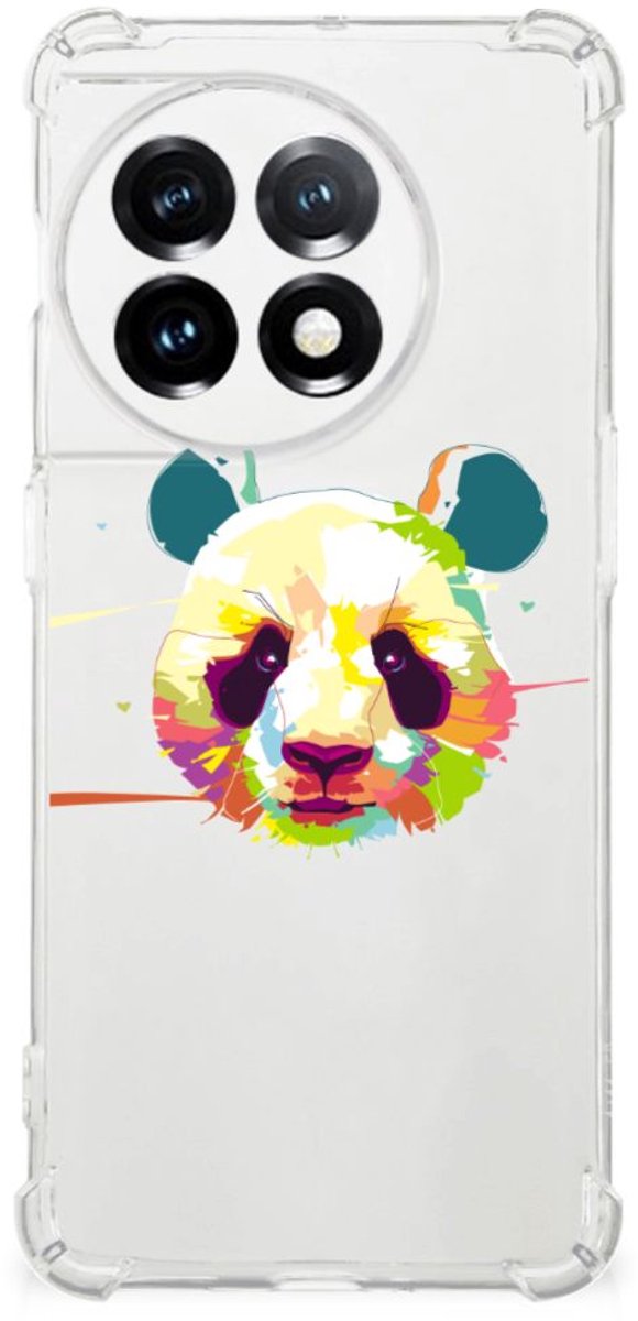 OnePlus 11 Stevig Bumper Hoesje Panda Color
