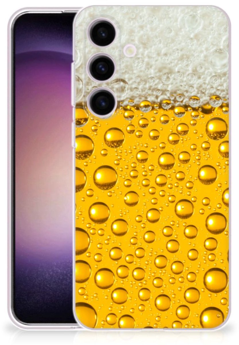 Samsung Galaxy S24 Siliconen Case Bier