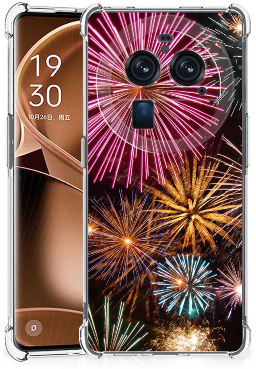 OPPO Find X6 Pro Anti Shock Bumper Case Vuurwerk