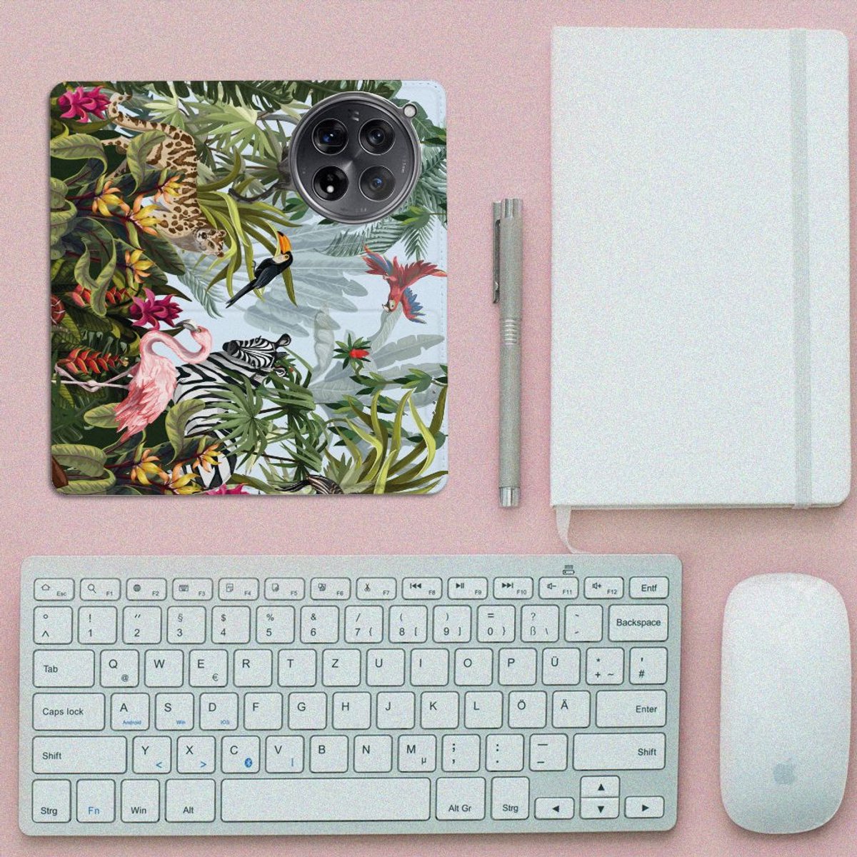 Standcase Hoesje voor Hoesje maken voor OnePlus 12 Jungle