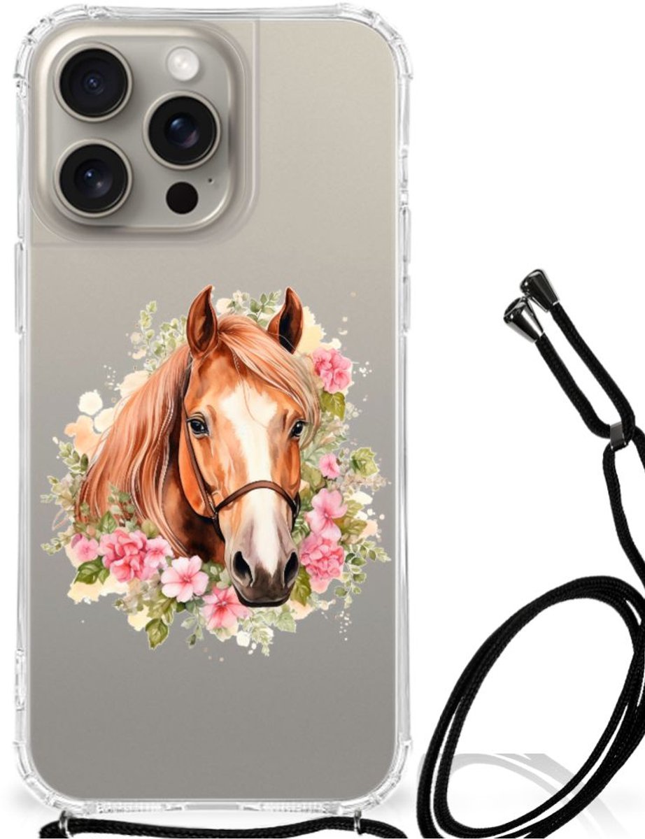 Case Anti-shock voor iPhone 15 Pro Max Paard