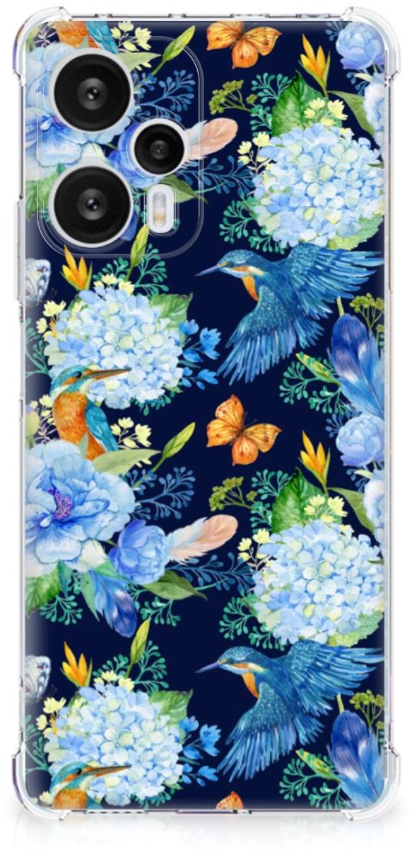 Case Anti-shock voor Xiaomi Poco F5 IJsvogel