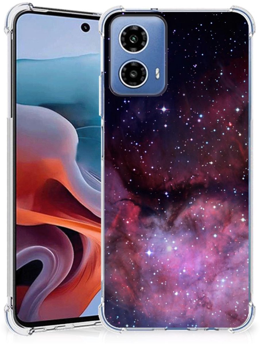 Shockproof Case voor Motorola Moto G34 Galaxy