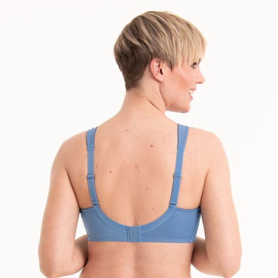 Anita Care Lisa Wire-Free Mastectomy Bra - Seamless Full Cup, Black, Size 36AA, With Breast Form Pockets - View #4