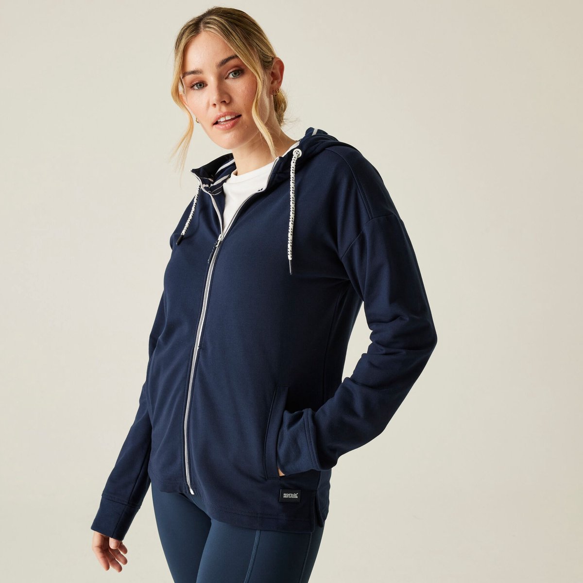 Fleece Dames Bayletta Voor Wandelen Blauw