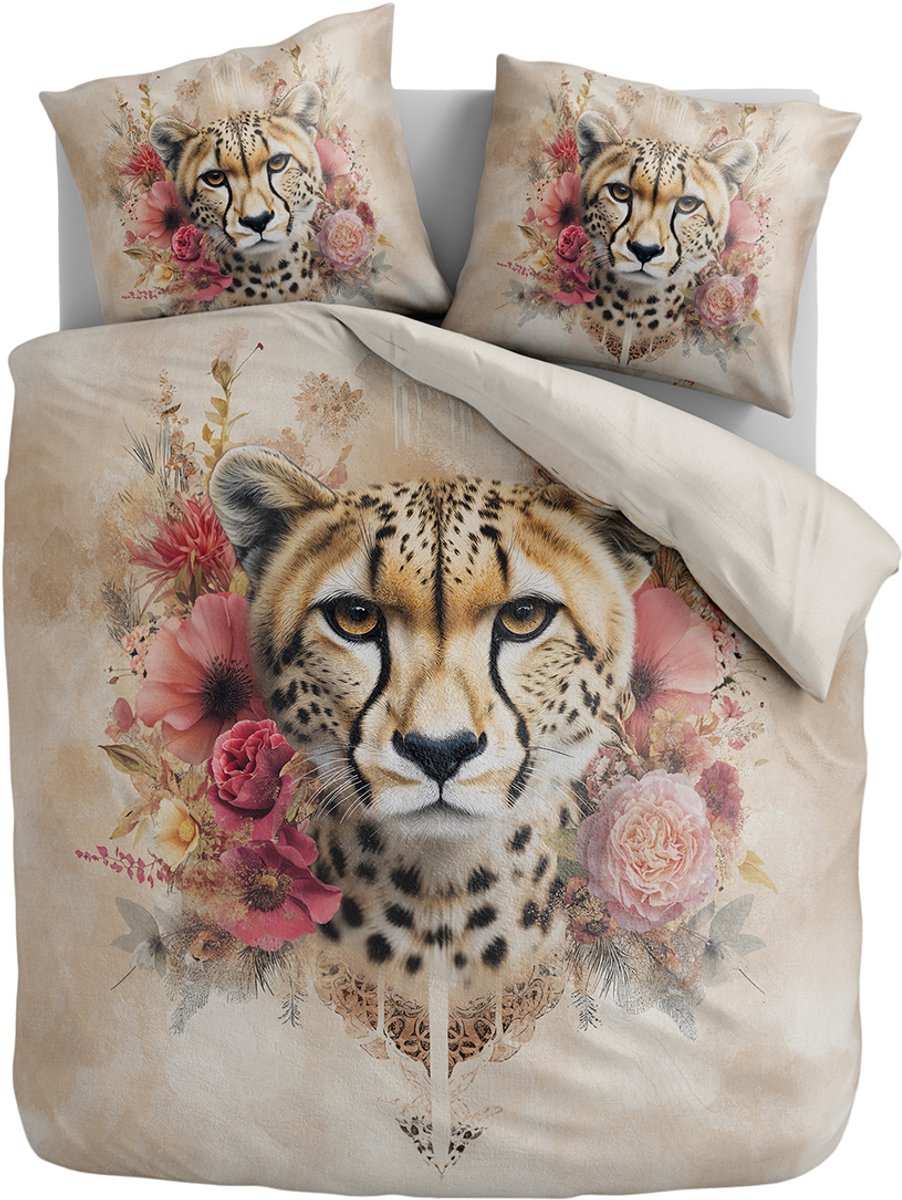 Zydante Dekbedovertrek Set 240x200/220cm – Dekbedhoes met Print – met 2 Kussenslopen - Bohemian Sprint