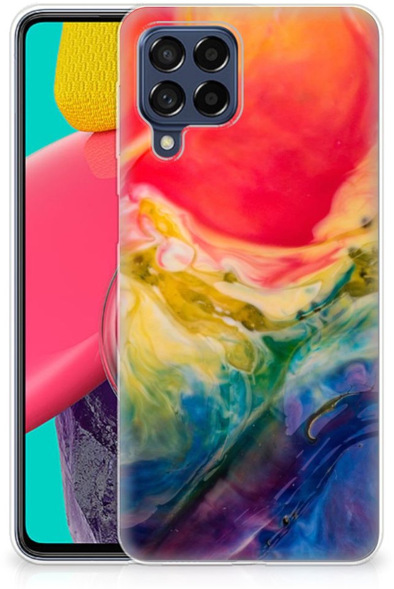 Hoesje maken Samsung Galaxy M53 Watercolor Dark