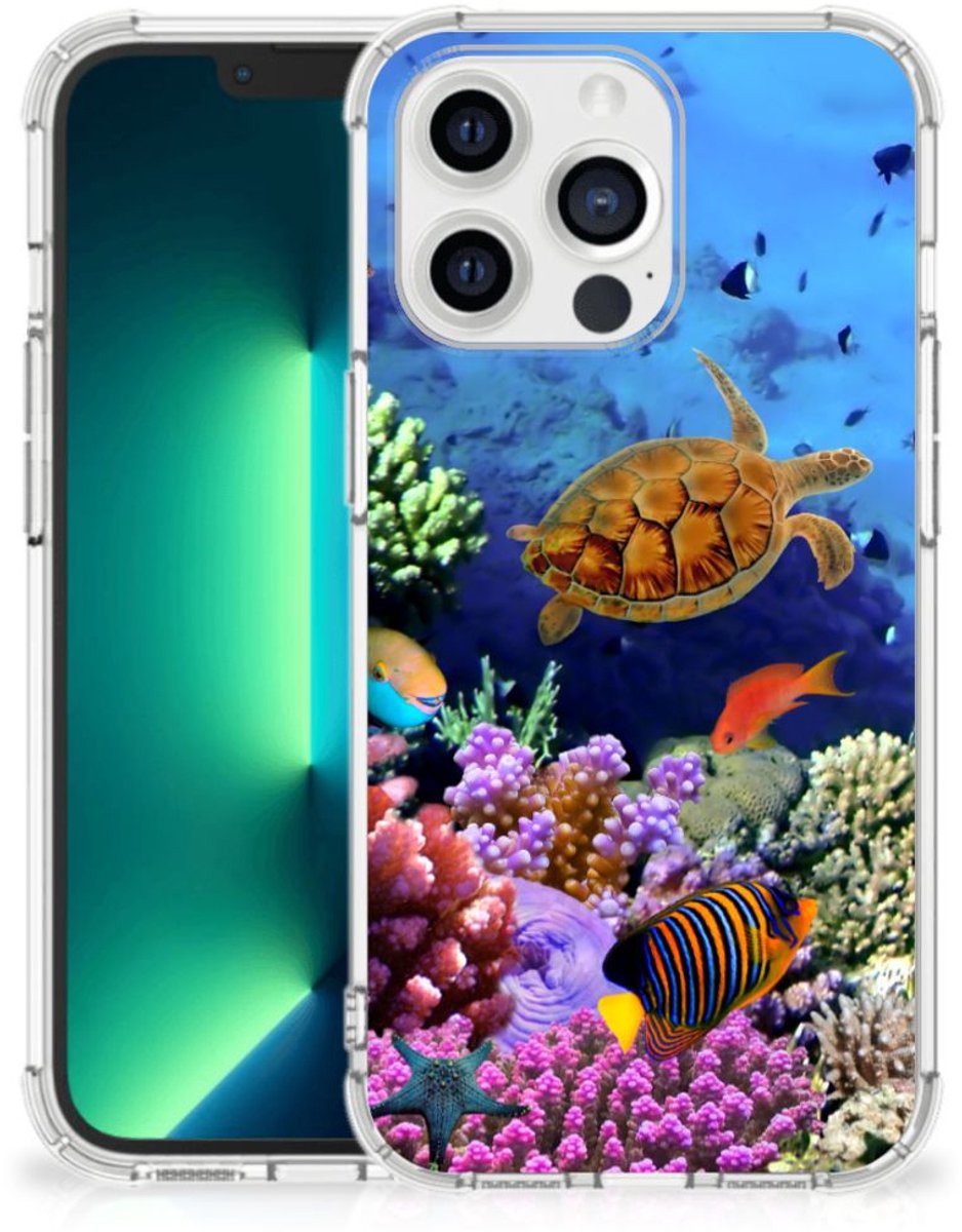 TPU Case Anti-Shock voor iPhone 13 Pro Max Case Anti-shock Vissen