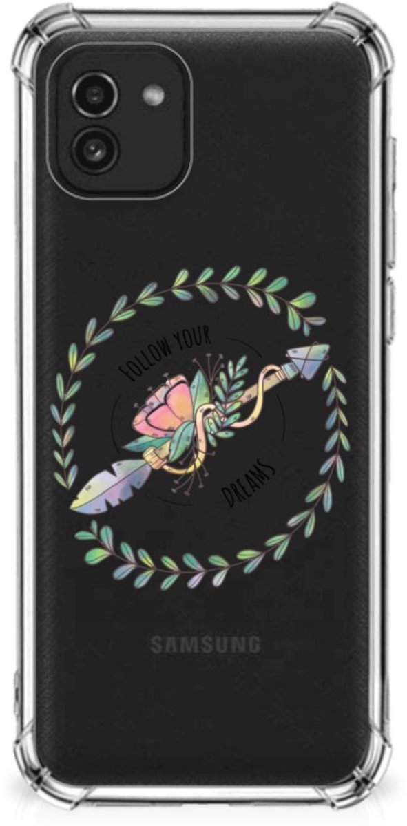 Samsung Galaxy A03 Stevig Bumper Hoesje Boho Dreams