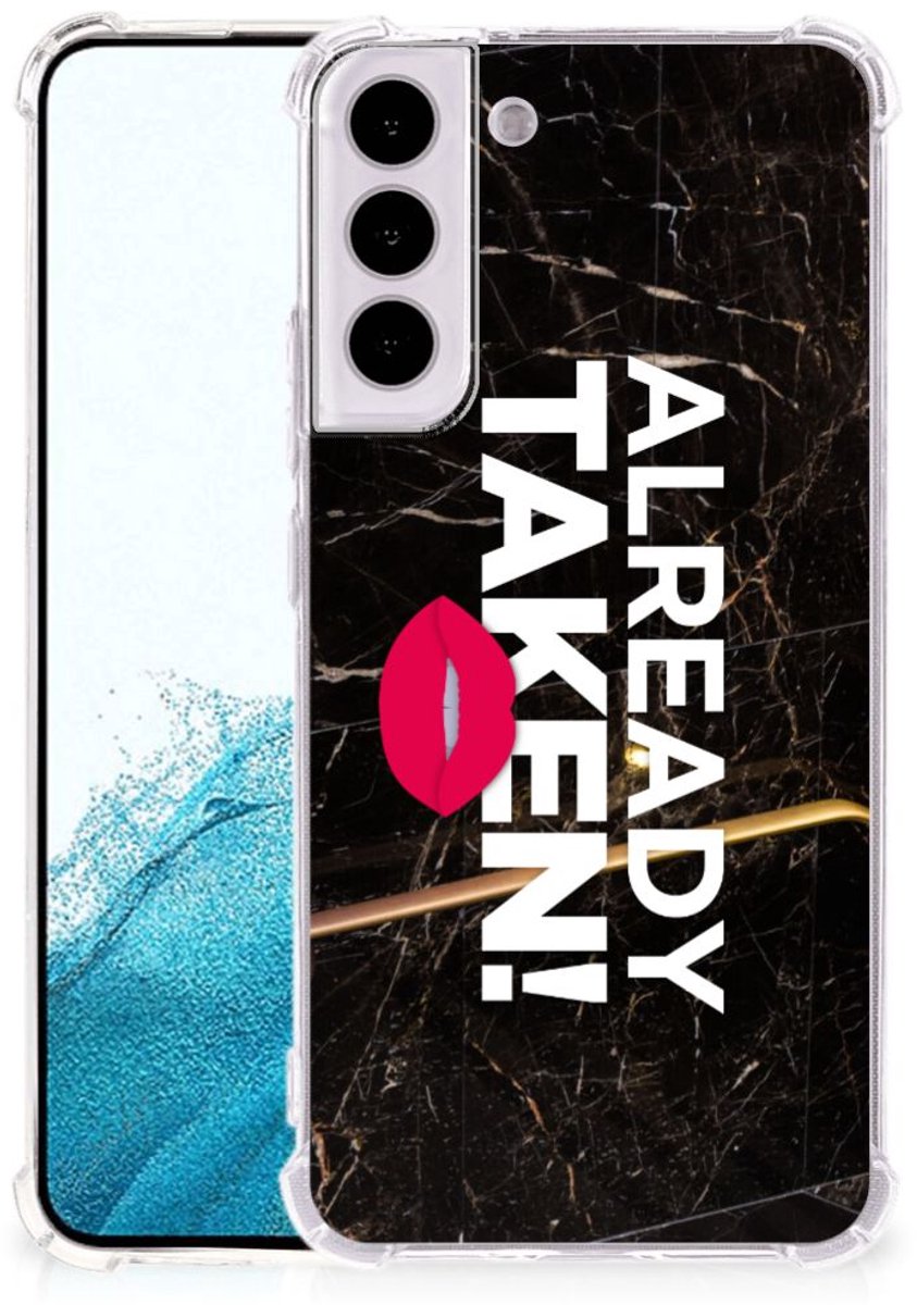 Samsung Galaxy S22 Plus Telefoonhoesje met tekst Already Taken Black